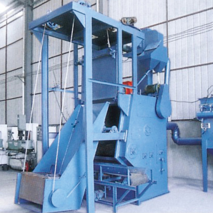 Q32系列自動上下料(卷揚上料、輸送下料、環(huán)保)履帶拋丸清理機